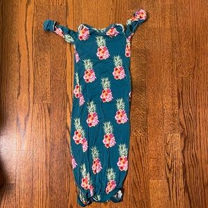 Posh peanut green pineapple sleep sack 0-3